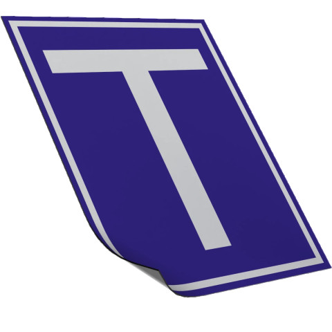 Tanuló vezető matrica - T betű