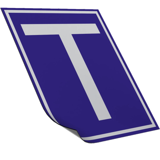 Tanuló vezető matrica - T betű