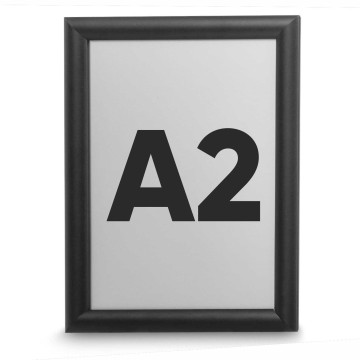 "A2"-es poszterkeret fekete