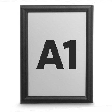 "A1"-es poszterkeret fekete