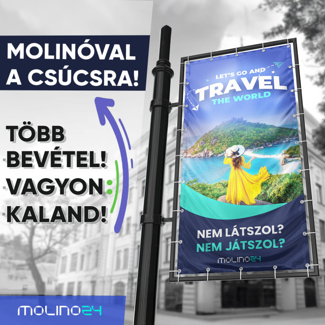 Molino készítés, molinó gyártás, reklámponyva
