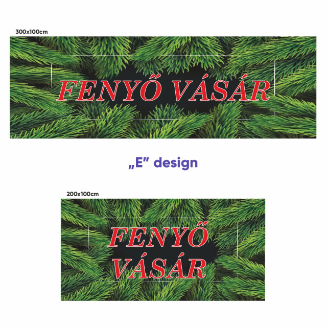 Fenyőfa vásár, Karácsonyfa vásár molinó