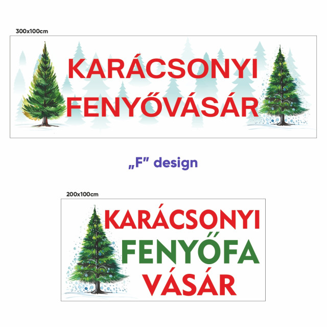 Fenyőfa vásár, Karácsonyfa vásár molinó