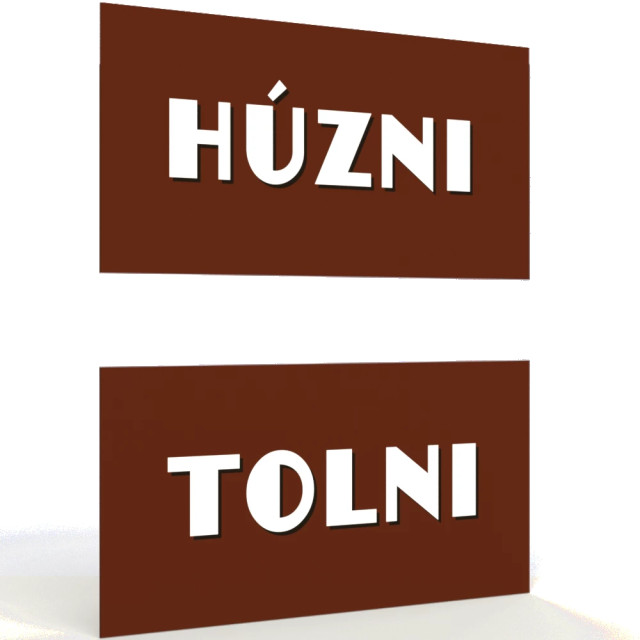 Nemzeti Dohánybolt Húzni-Tolni matrica szett
